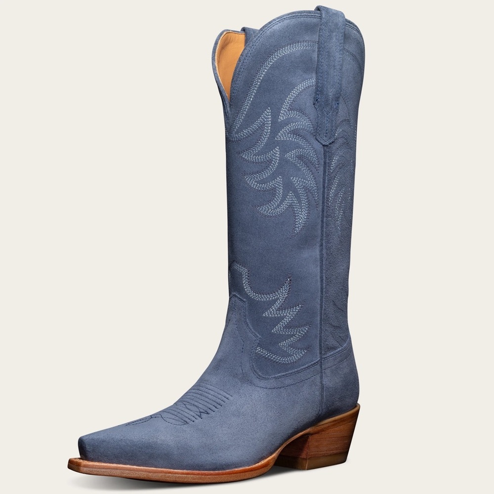 Indigo Tecovas Annie boot size 6.5